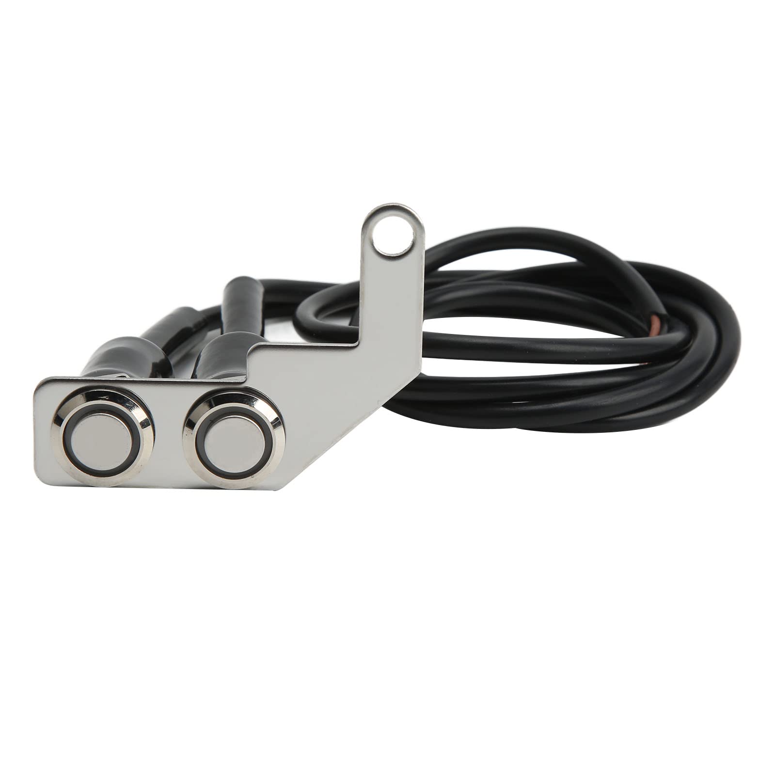 Universal Motorcycle Handlebar Switch - Headlight/Fog Light Control with Blue LED for Electric Bikes (Left Hand)