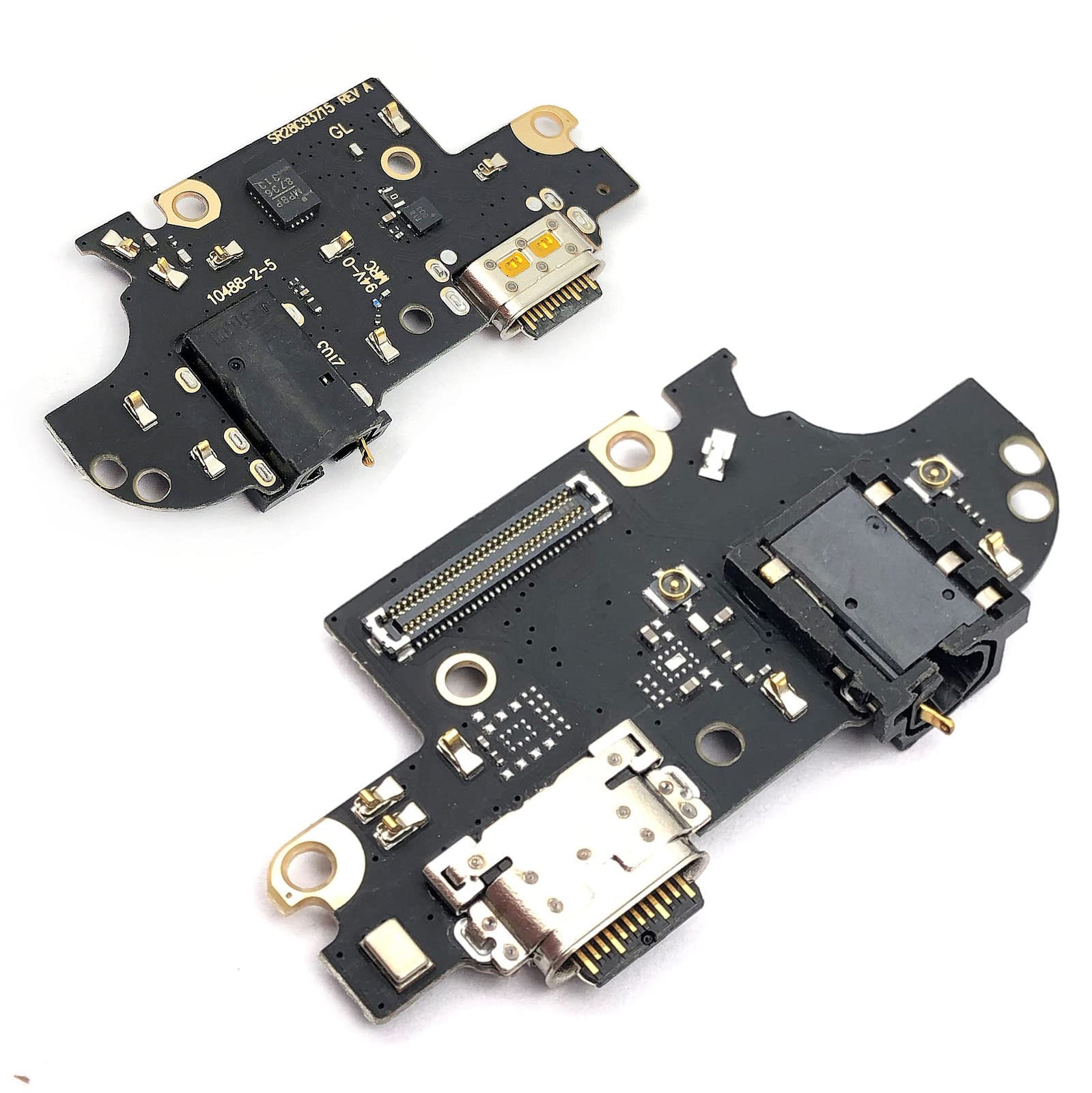 Original USB Charger Charging Port Dock Connector Ribbon Flex Cable PCB Board Replacement for Motorola Edge S G100 XT2125-4 - Perfect for Home, Office & Travel Charging Solutions