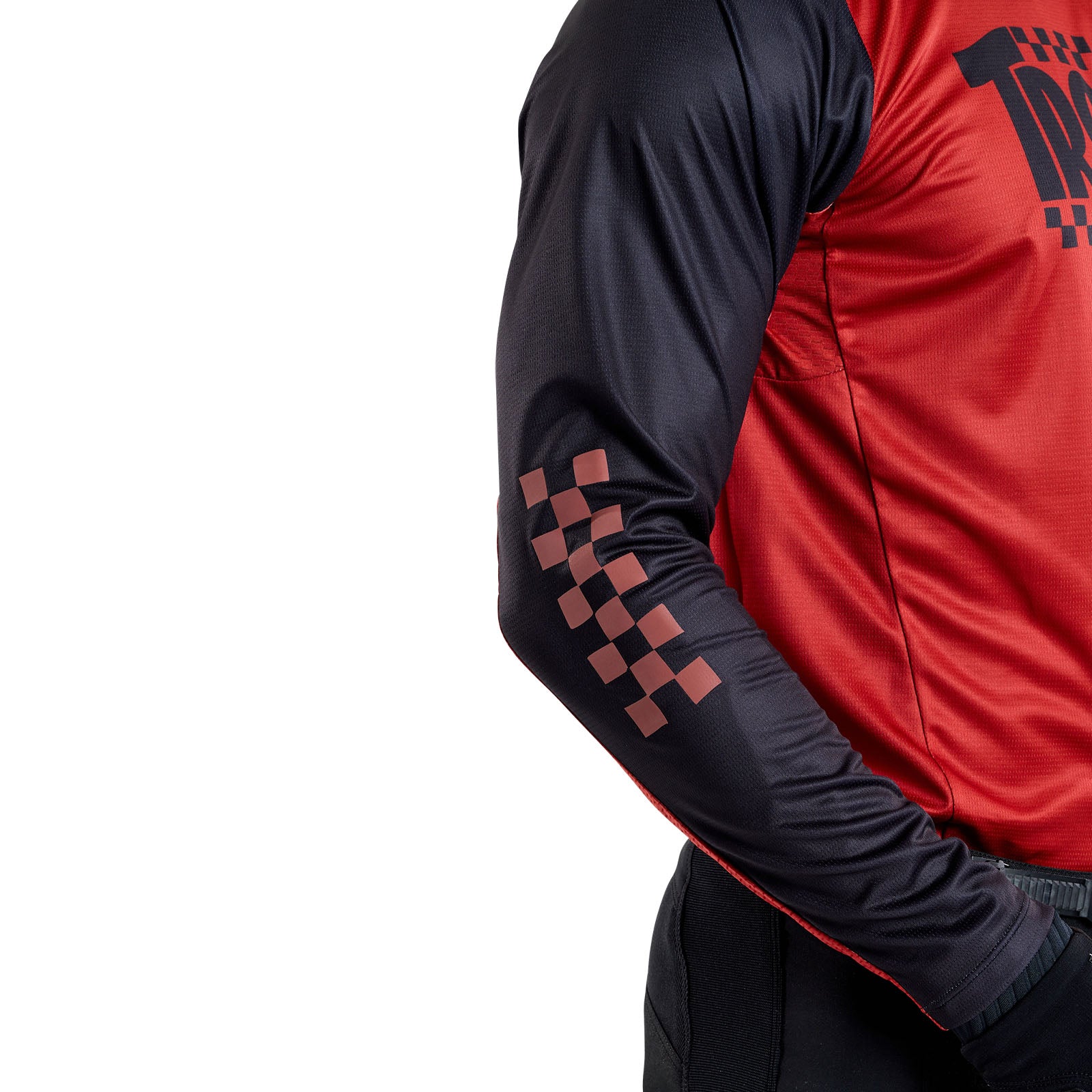 Scout GP Jersey Big Lee Black / Burnt Orange - High-Performance Motorcycle Racing Jersey for Men - Perfect for Motocross, Dirt Biking & Off-Road Adventures
