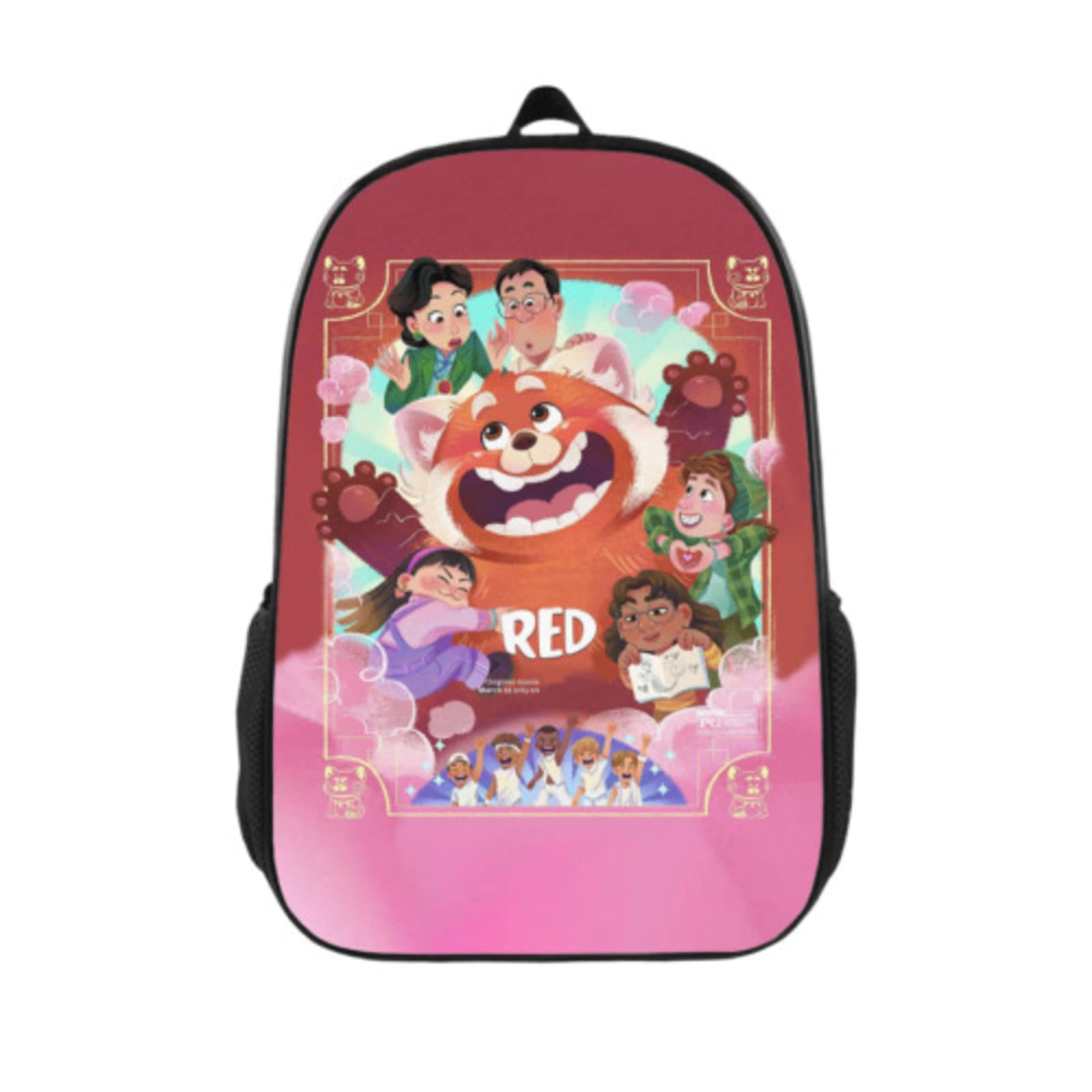 Stylish Teen Travel Backpack with Laptop Compartment - Cute Cartoon Design - One Size Fits All - Perfect for School, College & Weekend Trips