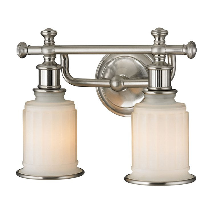 Acadia 2-Light LED Bathroom Vanity Light Fixture - Modern Lighting for Bathroom Mirror, Vanity, and Dressing Area