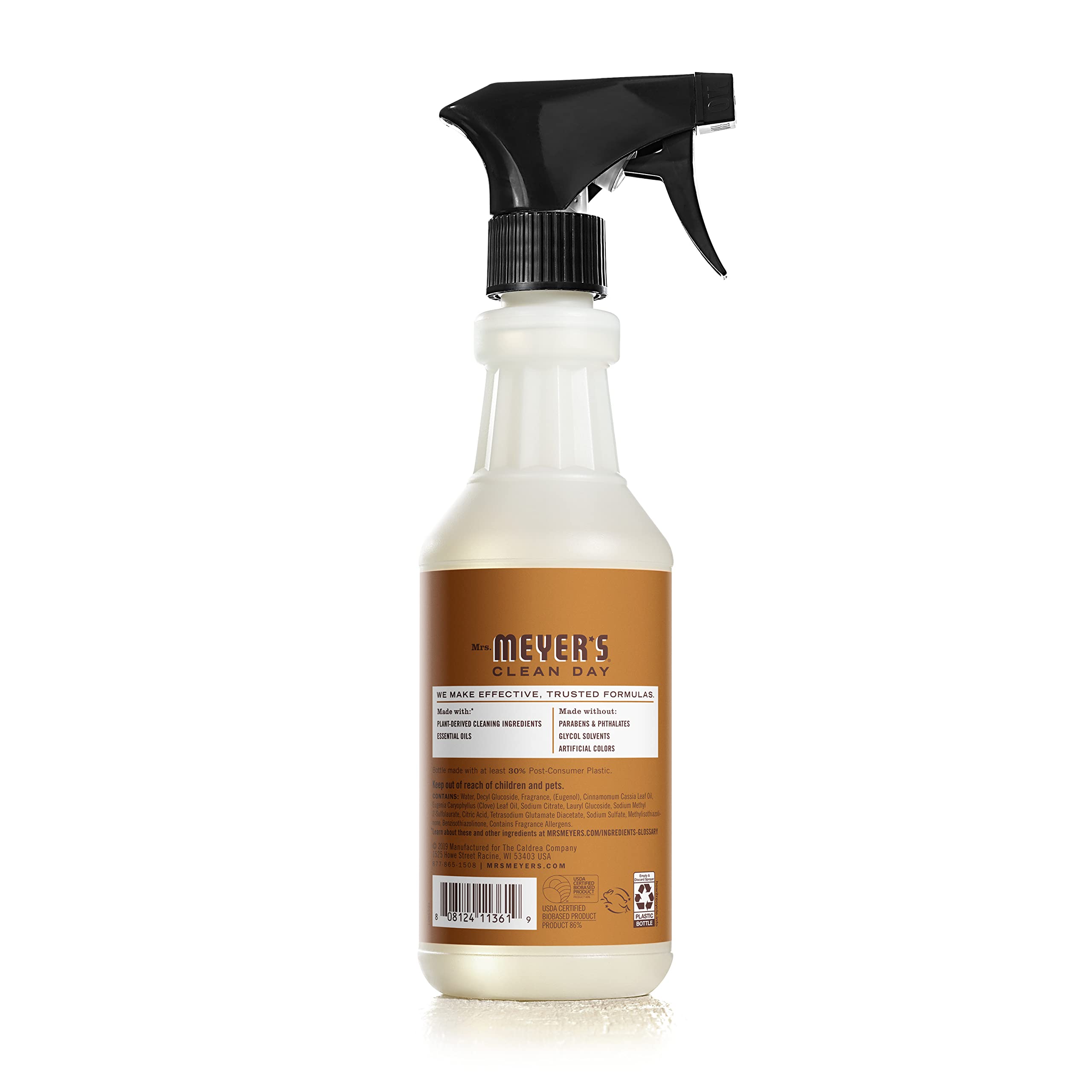 Mrs. Meyer's Clean Day Acorn Spice All-Purpose Cleaner Spray - 16 Fl oz | Natural Cleaning Solution for Kitchen, Bathroom & Home Surfaces | Eco-Friendly & Cruelty-Free