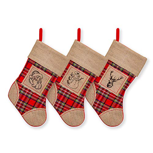 Burlap Plaid