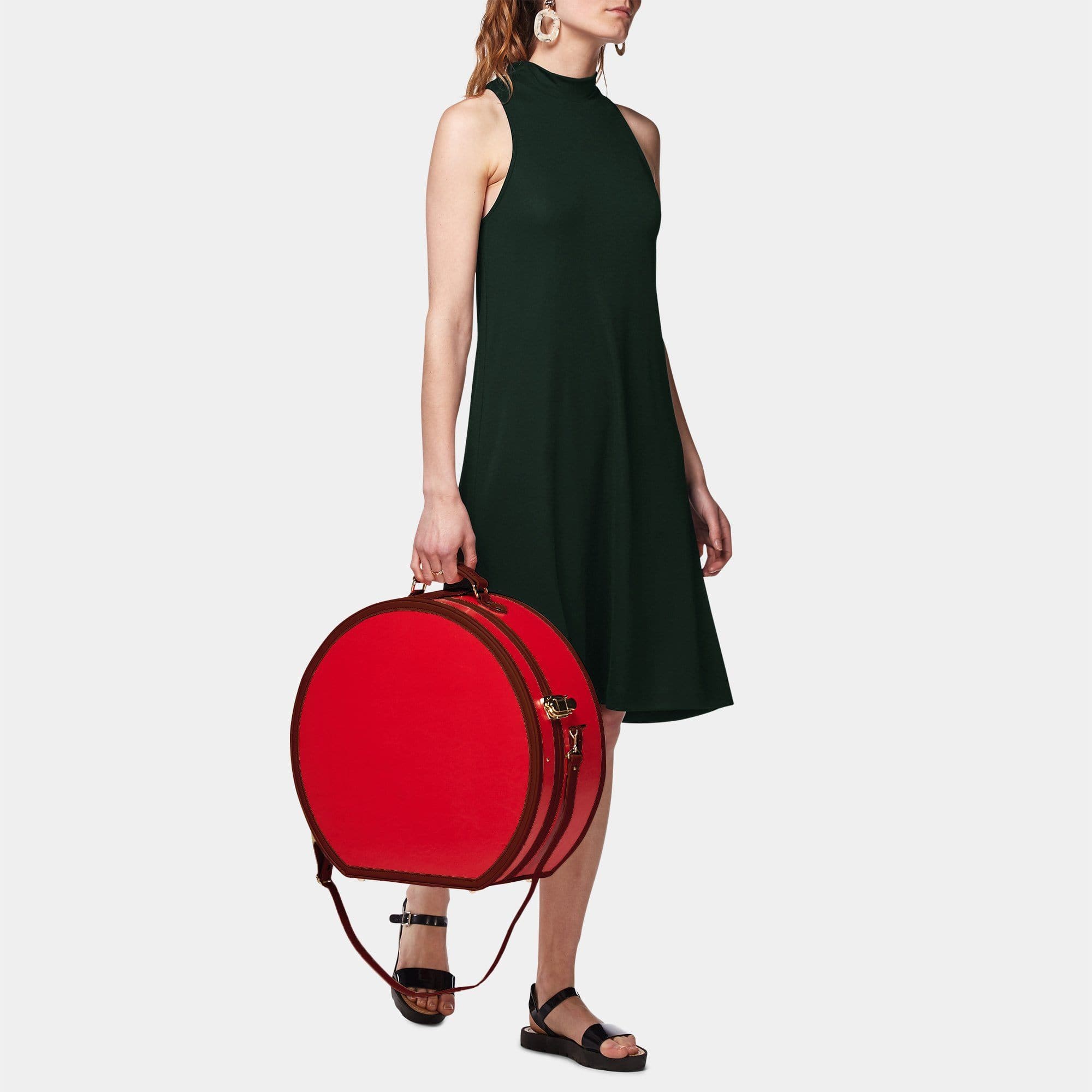 The Entrepreneur Red Hatbox Deluxe - Premium Gift Box for Business Professionals, Perfect for Corporate Gifting and Special Occasions