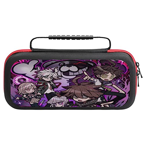 Premium Hard Shell Travel Carry Case for Nintendo Switch Console & Accessories - Protective Danganronpa Design Pouch - Perfect for Gaming On-The-Go, Travel Protection & Storage Organization