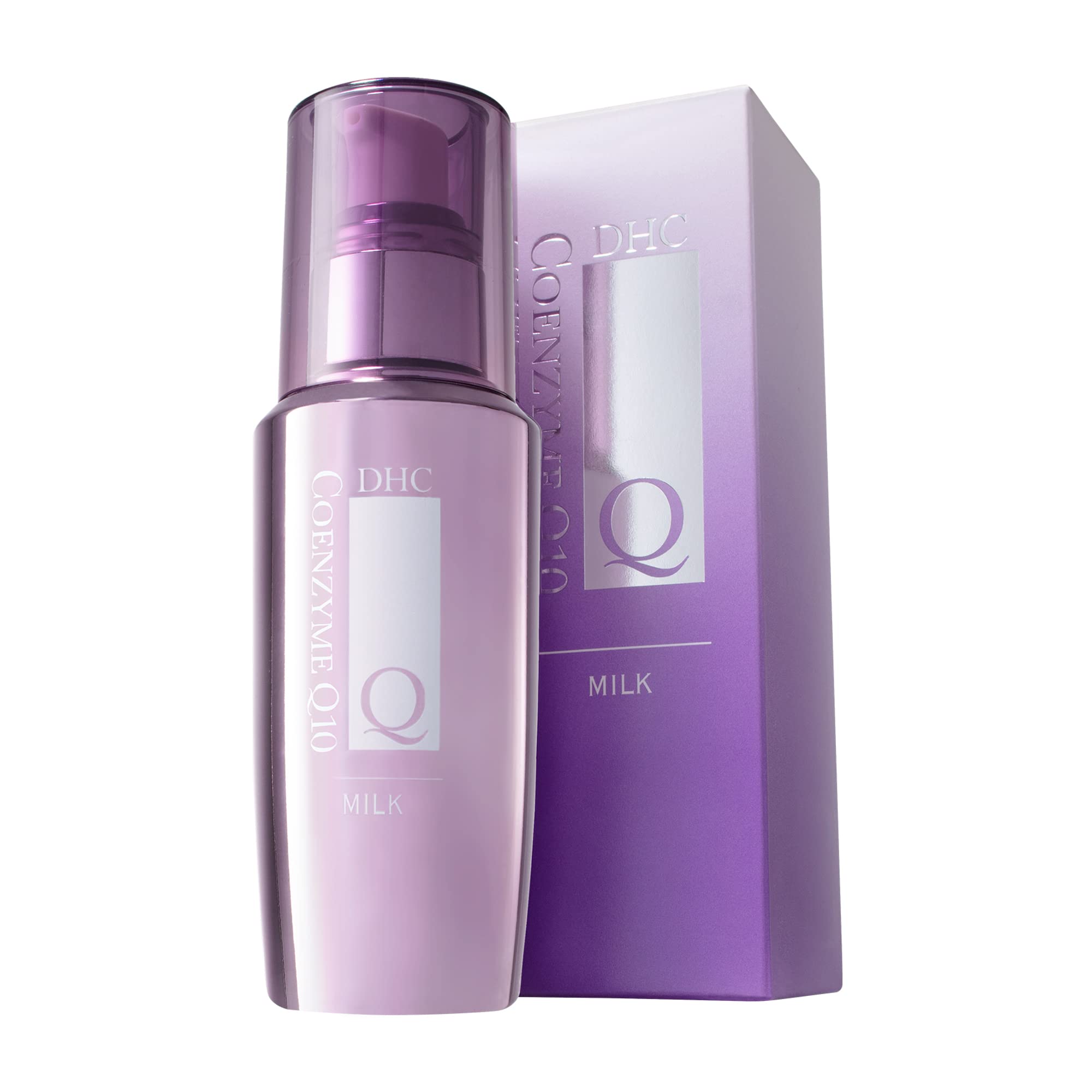 DHC Coenzyme Q10 Face Milk 3.3 fl.oz (100ml) - Anti-Aging Moisturizer for Dry & Mature Skin - Day & Night Facial Cream for Wrinkles & Fine Lines