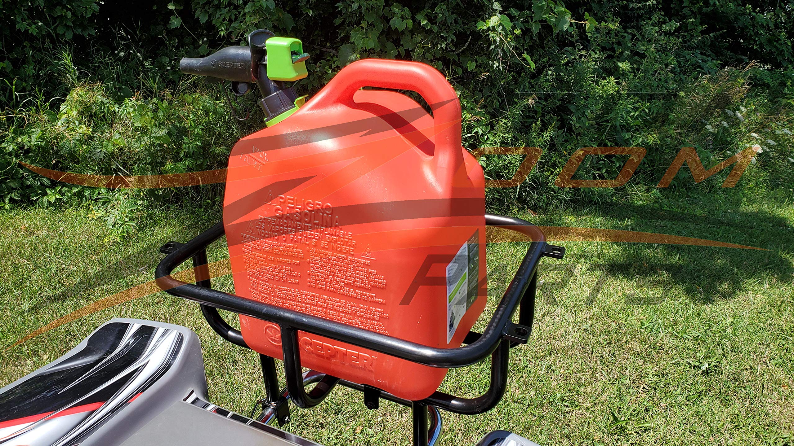 Yamaha Warrior 350 YFM350 Rear Luggage Cooler Rack (1987-2004) - Heavy Duty ATV Cargo Carrier for Camping & Off-Road Adventures