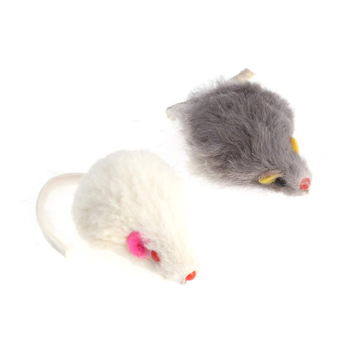 Balacoo 5-Piece Cat Toy Set - Realistic Breathing Mouse, Chew Toy, Ceramic Hamster Hide & Scratcher for Kittens & Small Pets - Perfect for Playtime, Teething & Stress Relief