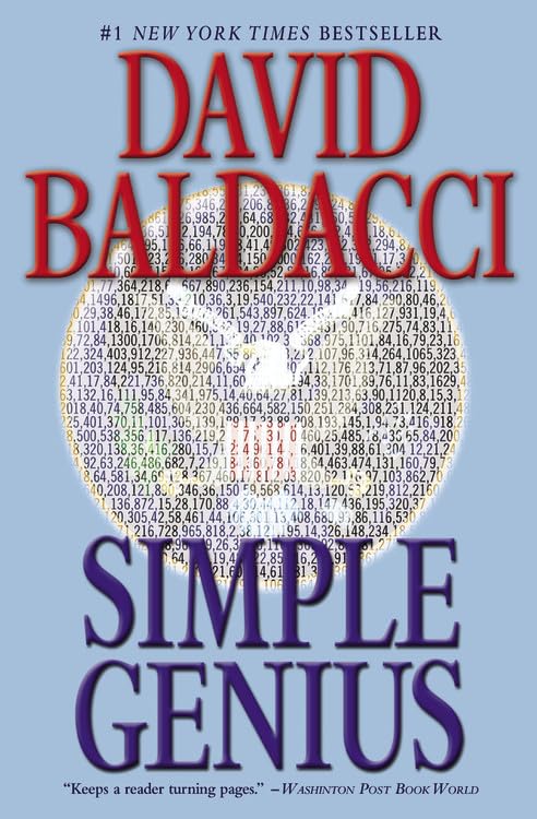 Simple Genius (King & Maxwell Series Book 3) - Thriller Novel by David Baldacci - Perfect for Mystery Lovers & Book Club Discussions