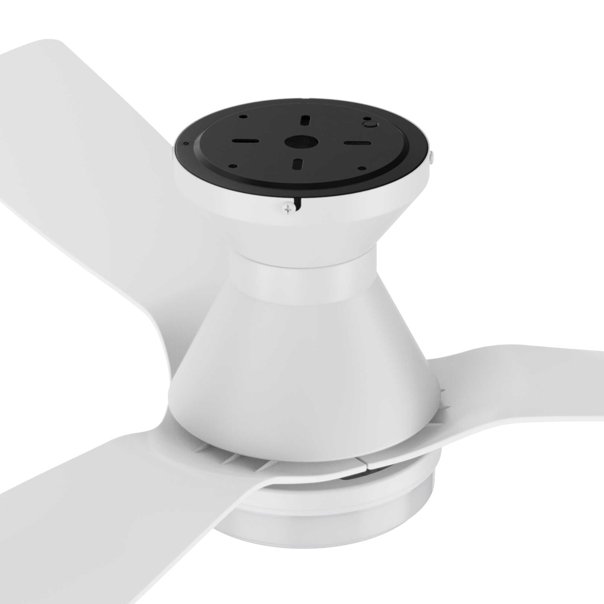 52 Inch Laurin Low Profile Ceiling Fan with LED Light and Remote Control - Perfect for Bedroom, Living Room, and Indoor Spaces