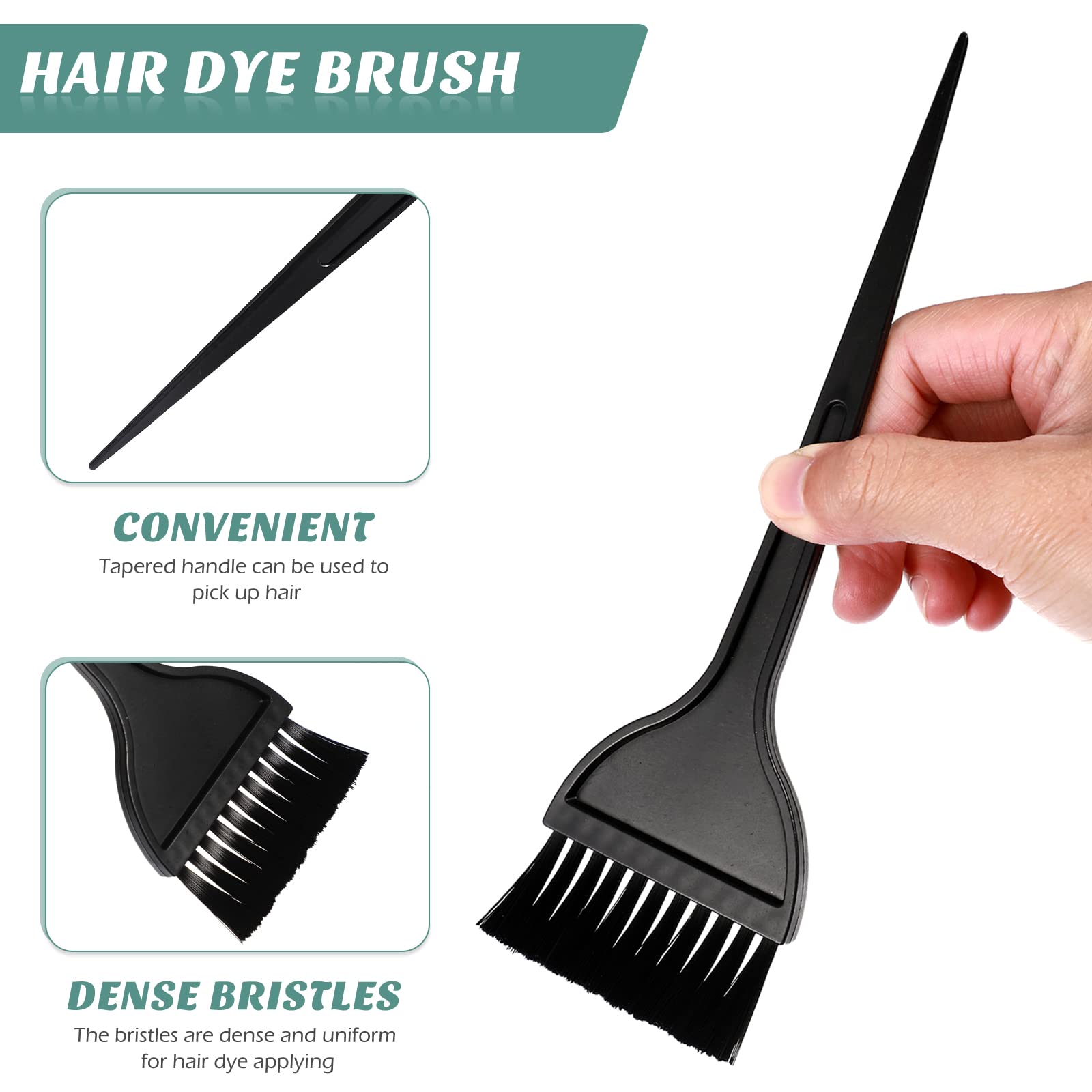 6pcs Professional Hair Dyeing Kit with Double-Sided Highlighting Board & Brushes - Salon-Grade Hair Coloring Tools Set for Home & Professional Use - Perfect for DIY Hair Coloring, Highlights, and Salon Styling