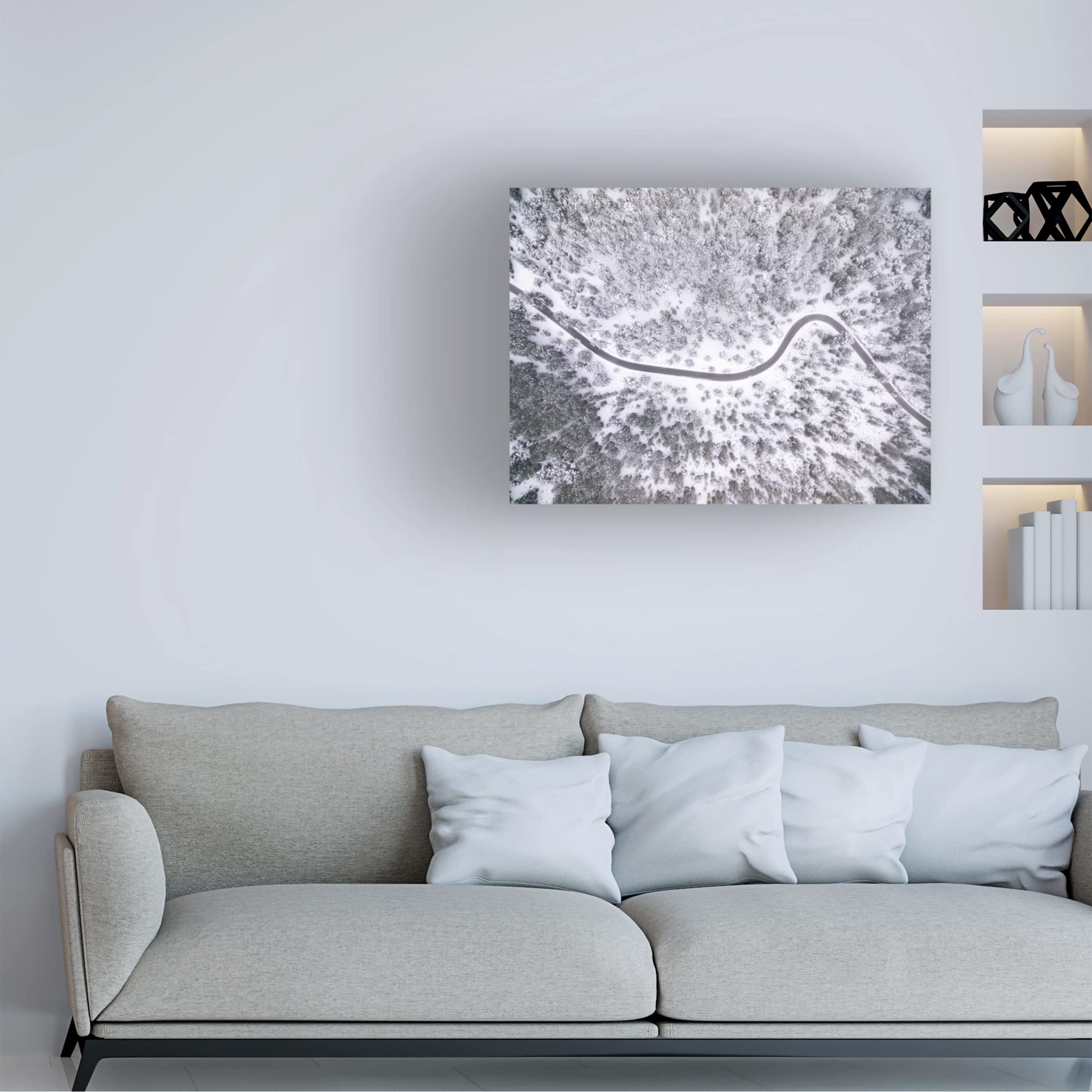 Trademark Fine Art 'Winter Is Coming' Canvas Wall Art Print by Antonio Carrillo Lopez - Perfect for Living Room, Bedroom & Office Decor