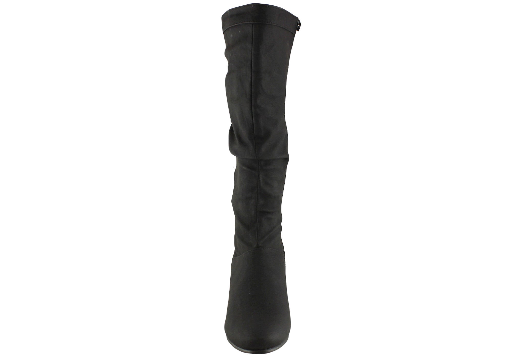 Isabella Brown Larsa Women's Mid Calf Boots - Stylish Leather Ankle Boots for Fall & Winter - Perfect for Office, Casual Outfits and Date Nights
