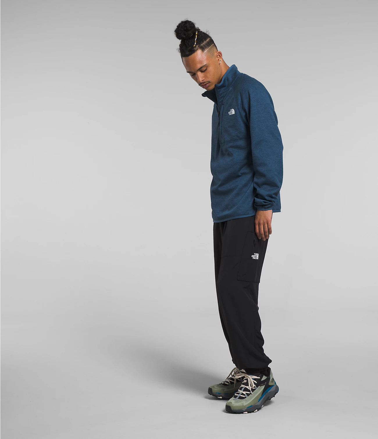 Men's Canyonlands Half Zip Fleece Pullover - NF0A5G9W | Warm & Comfortable Outdoor Jacket for Hiking, Camping & Casual Wear