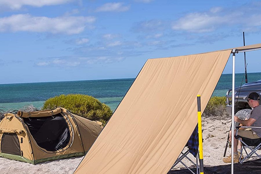 ARB Touring Windbreak 2000mm (6.5ft) Front Extension for ARB Awnings - Easy Setup Camping Accessory for Outdoor Adventures, RV Trips & Off-Road Travel