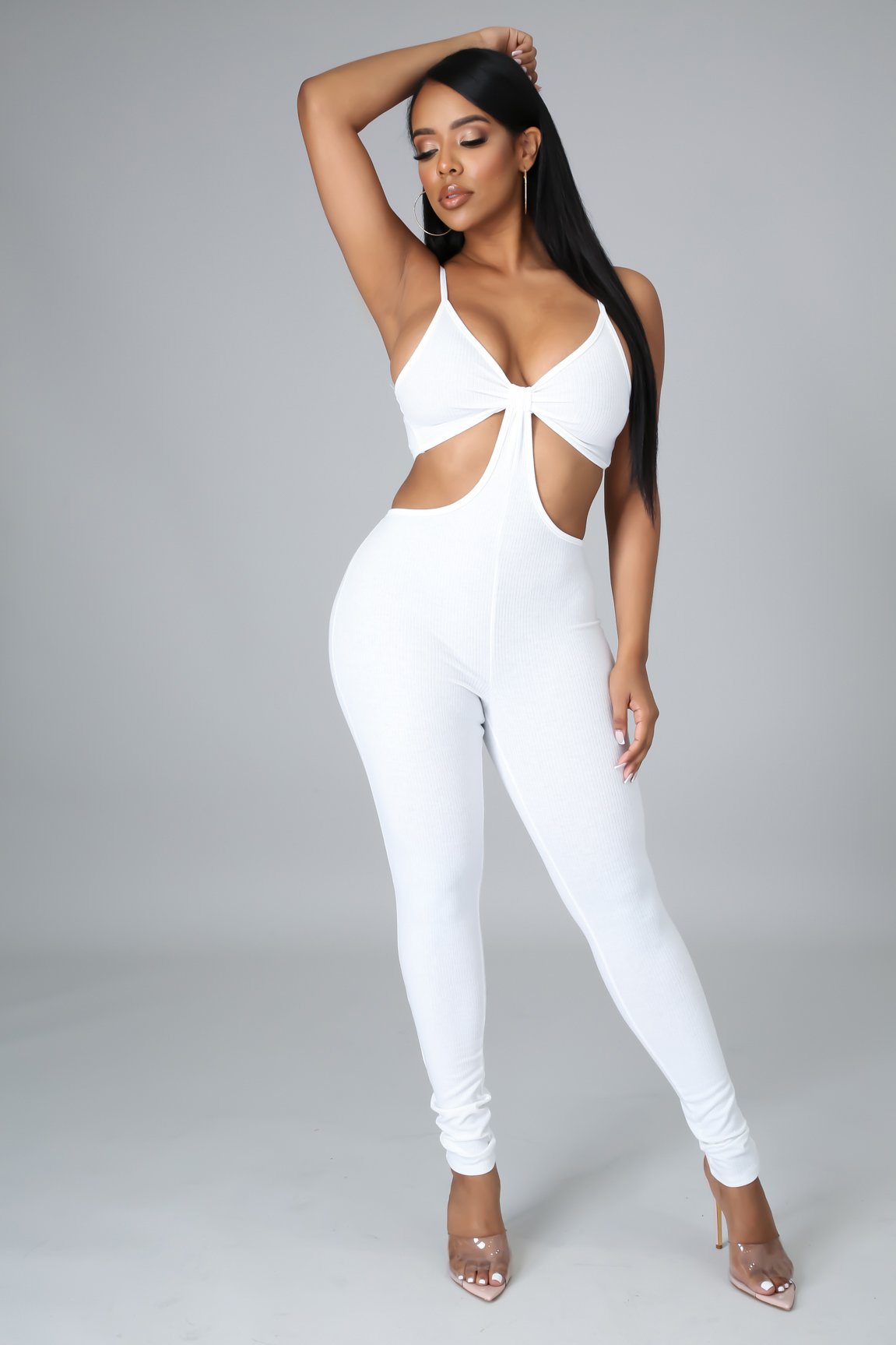 Laurel Jumpsuit for Women - Elegant White Romper with Pockets | Perfect for Summer Outfits, Beach Vacations & Casual Wear