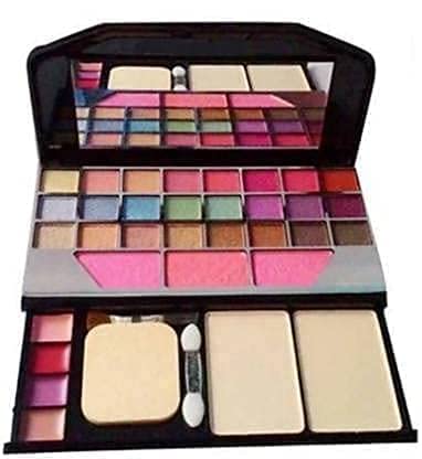 TYA 7-Piece Pink Makeup Brush Set with Kit - Perfect for Women & Girls Beauty Routine