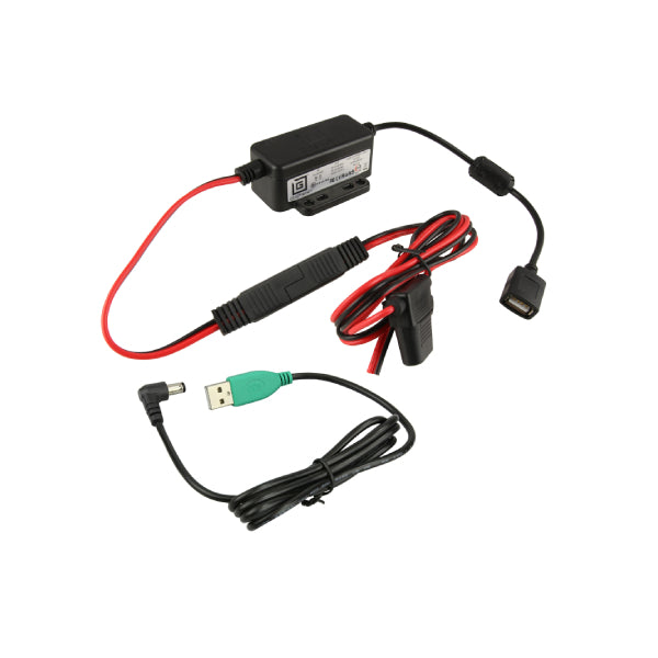 GDS™ Modular 10-30V Hardwire Car Charger with 90 Degree DC Cable - Compatible with RAM GDS CHARGE M55 V7B1U - Perfect for Truck, RV & Marine Vehicle Charging On The Go
