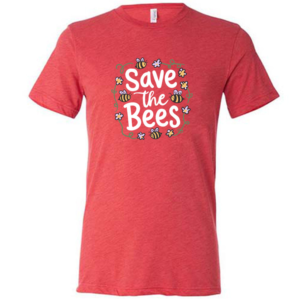 Save The Bees Unisex T-Shirt - Eco-Friendly Cotton Tee for Beekeepers & Nature Lovers | Perfect for Earth Day & Environmental Awareness Events