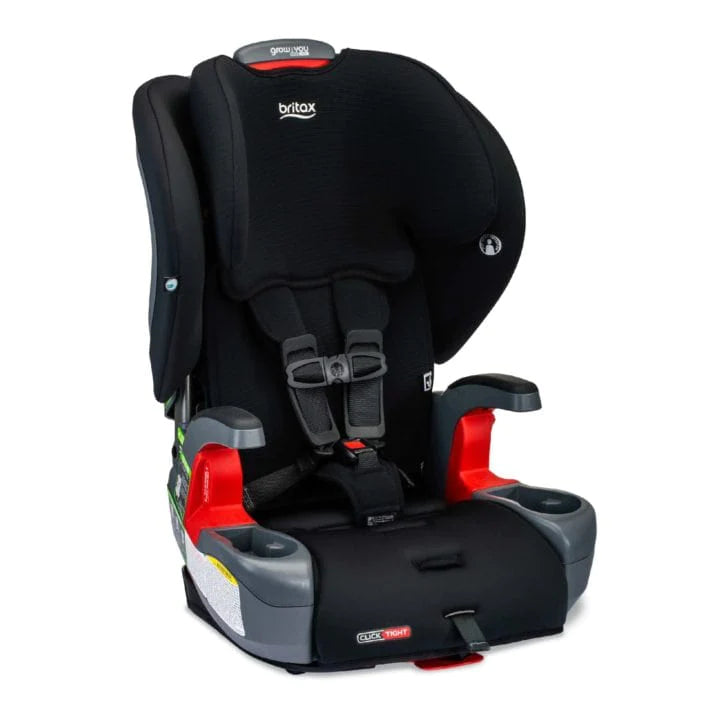 Britax Grow With You Clicktight Booster Car Seat - Safe & Adjustable for Kids 3-12 Years - Perfect for School, Travel & Family Road Trips