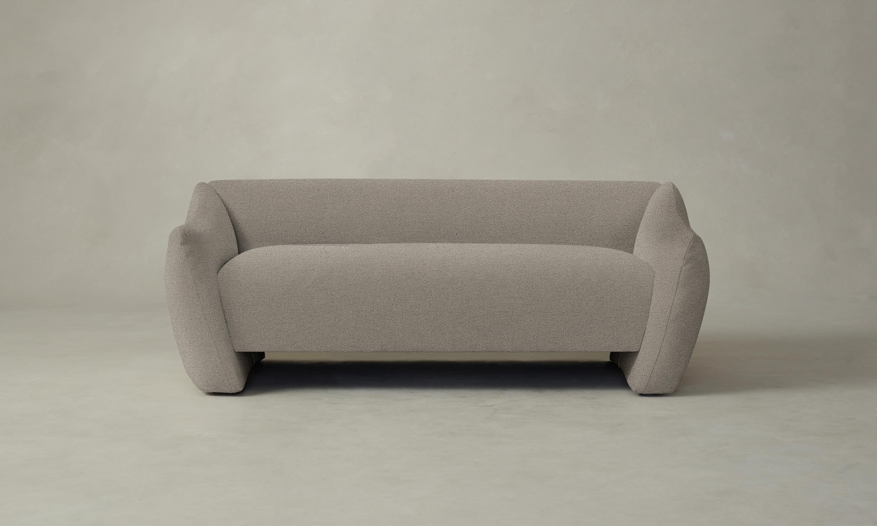 The Bond Settee - Premium Performance Bouclé Morel Sofa for Modern Living Room & Lounge Comfort