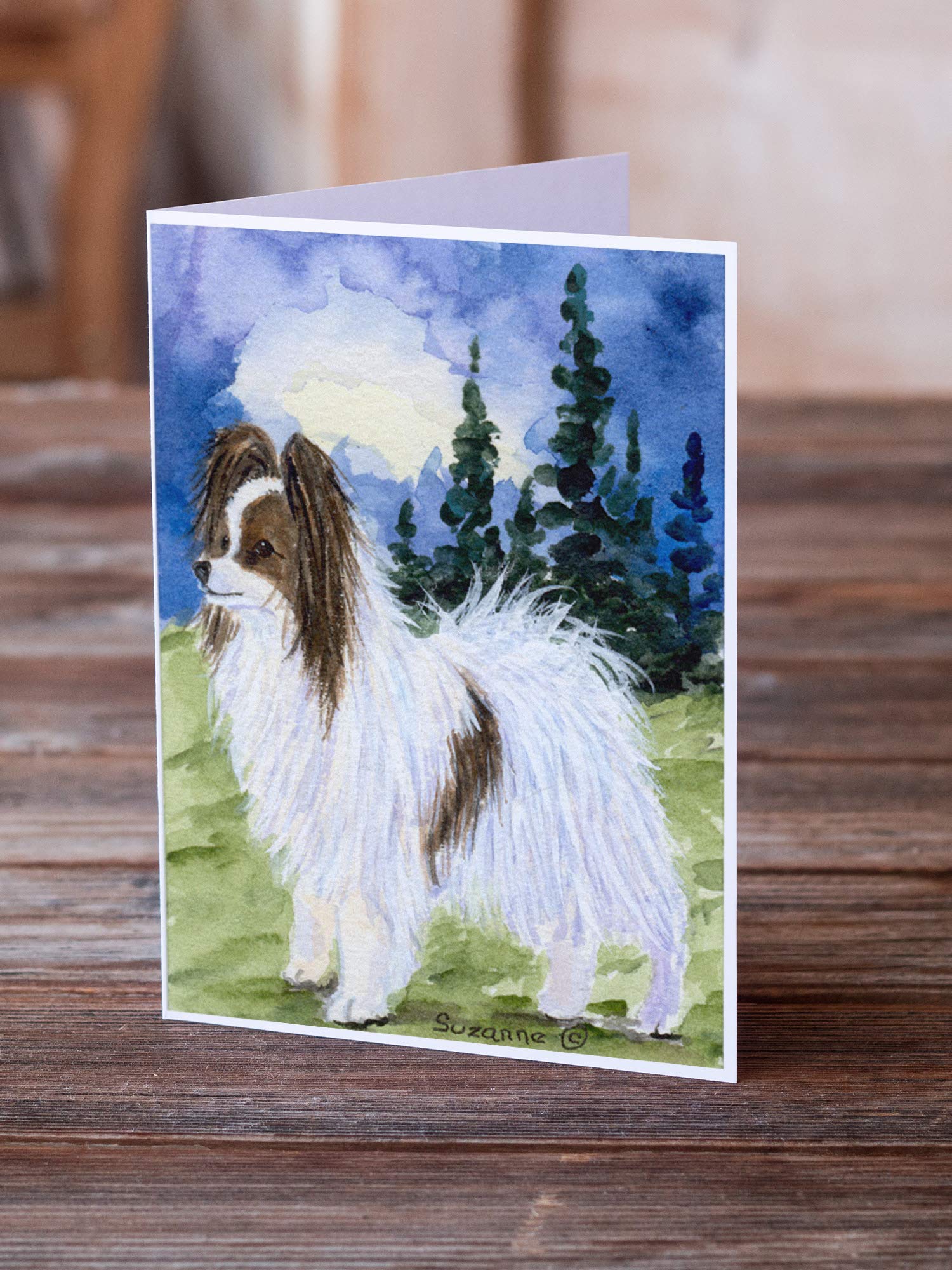 Papillon Greeting Cards and Envelopes Set - Pack of 8 Blank A7 Size (5x7) Note Cards with Whimsical Butterfly Design | Perfect for Thank You Notes, Birthday Wishes & Special Occasions