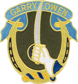7th Cavalry Garry Owen Patch - Military Insignia & Collectible for Uniforms & Display - MEDALS OF AMERICA Since 1976 | Perfect for Reenactments, Veterans & History Enthusiasts