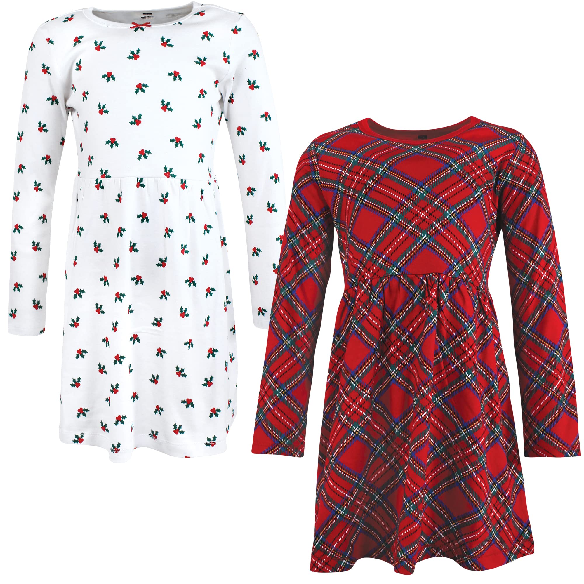 Hudson Baby Girls Cotton Dresses for Play & Party