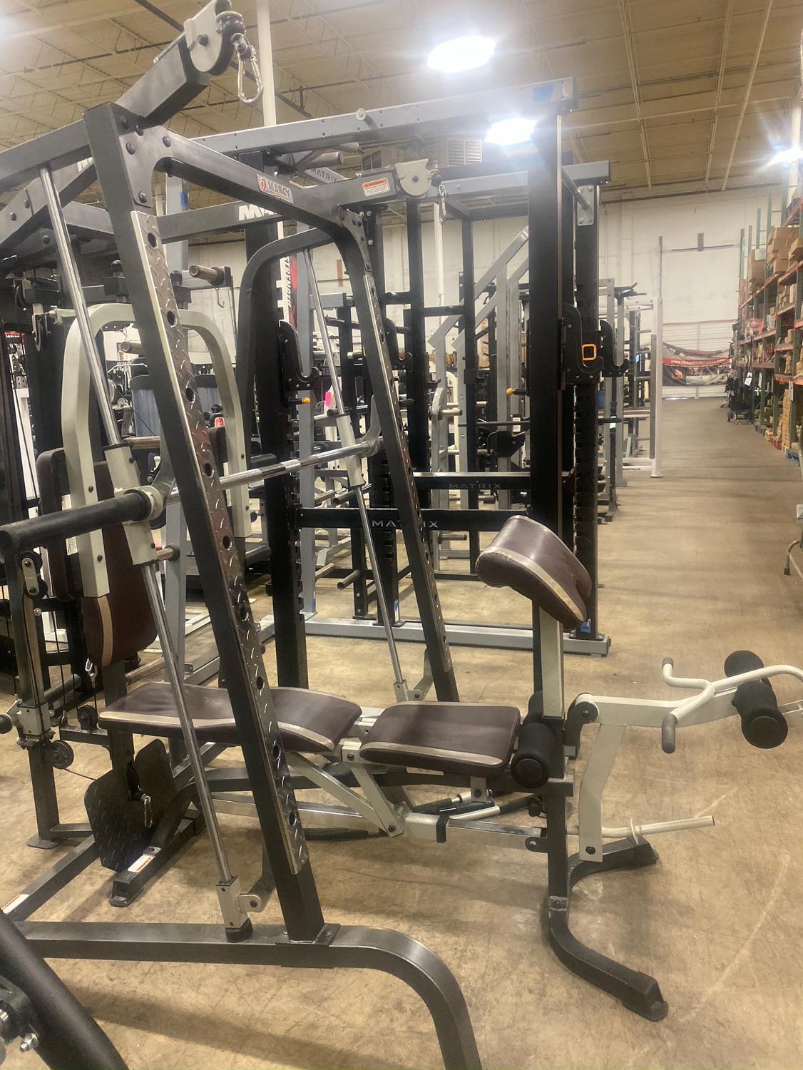 Marcy MD-9010G Smith Machine for Home Gym - Strength Training Equipment for Full Body Workouts | Perfect for Weightlifting, Squats, and Bench Press