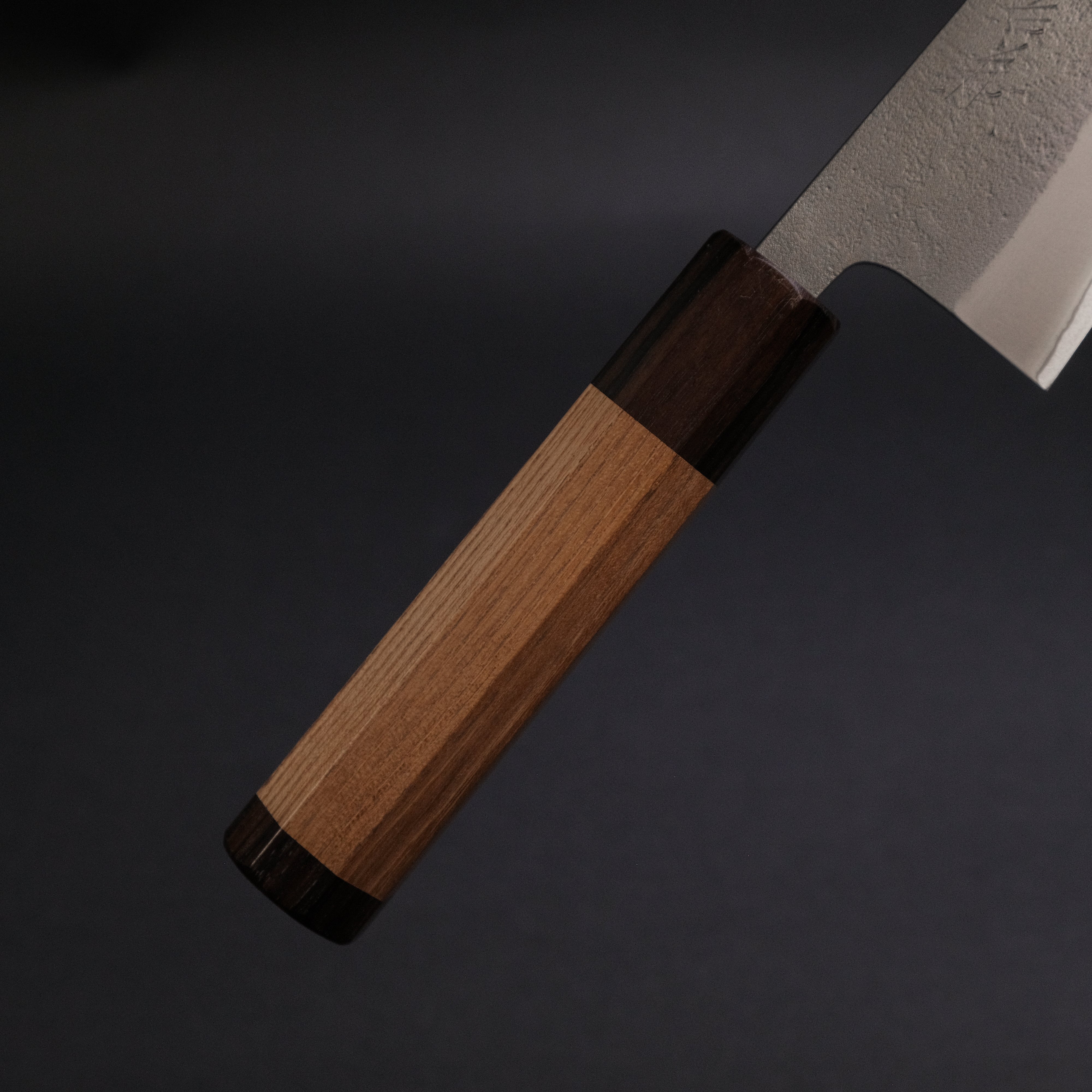 Yoshikane White #2 Nashiji Santoku Knife 165mm with Enju Handle - Premium Japanese Kitchen Knife for Slicing, Dicing & Chopping Vegetables, Meat & Fish
