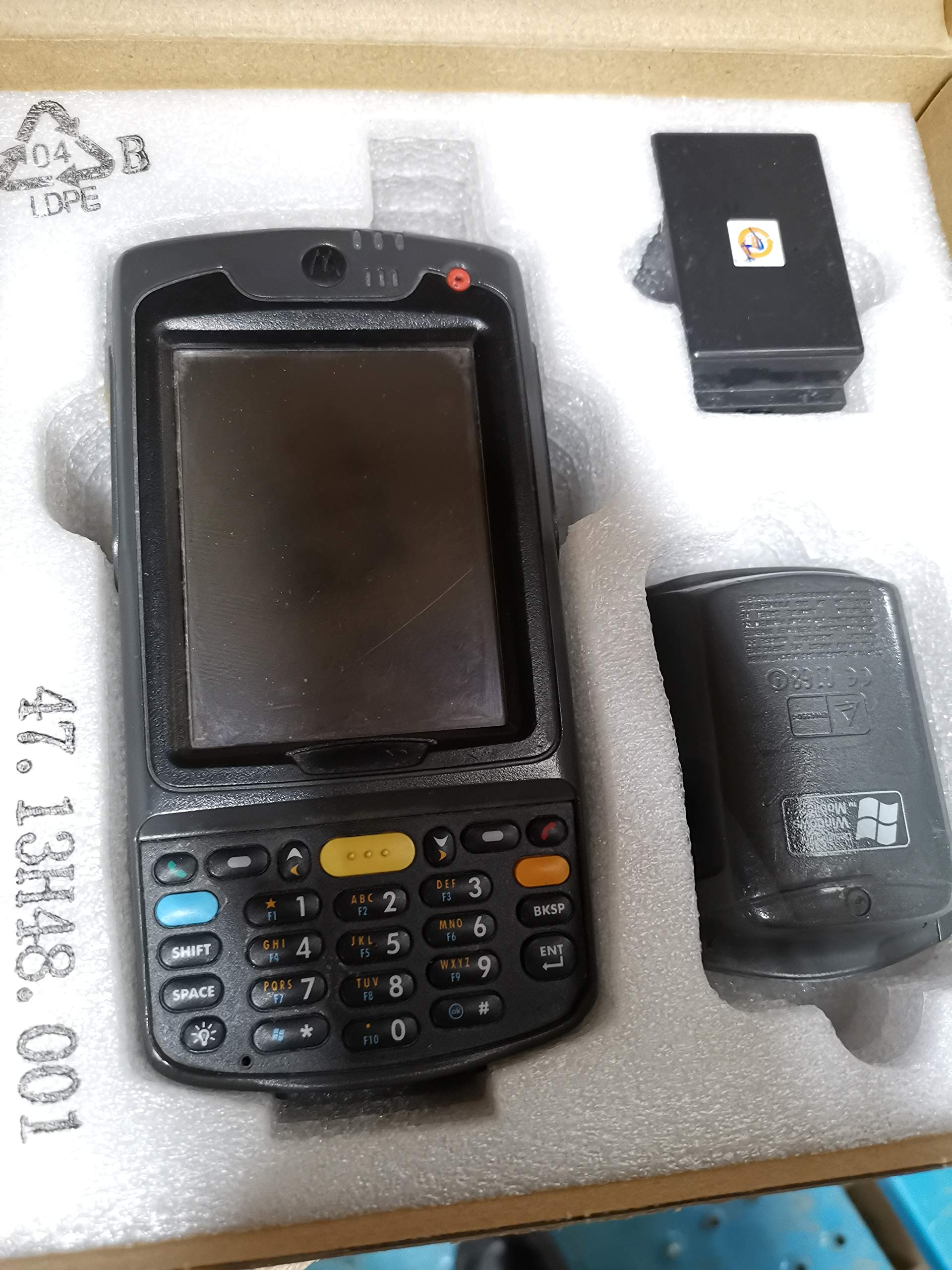 Motorola MC7090 Wireless (802.11 a/b/g) & Bluetooth Barcode Scanner - Windows Mobile 6.0 Handheld Device with Desktop Charger | Ideal for Retail, Warehouse & Inventory Management