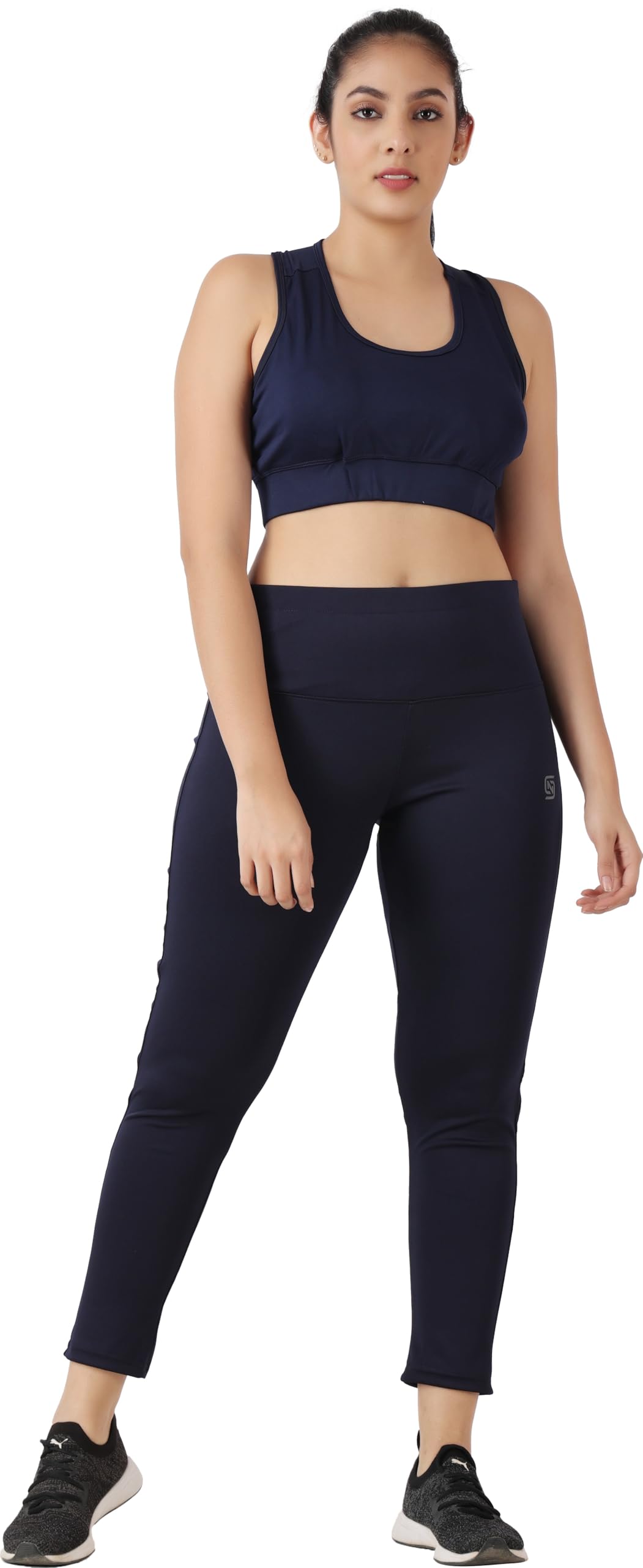 NDLESS SPORTS Women's Workout Set - High Support Sports Bra & High-Waisted Yoga Leggings 2-Piece, Breathable Stretchy Activewear for Gym, Running & Fitness | Perfect for Yoga, Pilates & High-Intensity Training