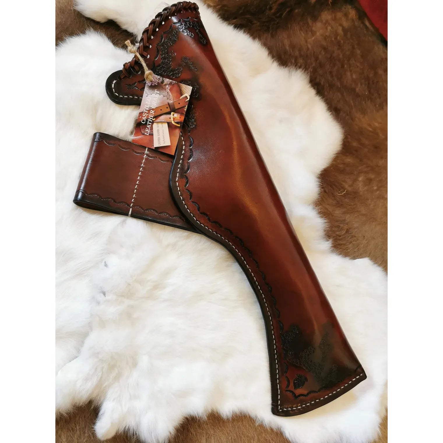 Handmade Leather Quiver for Arrows - Traditional Craftsmanship for Archery Hunting & Outdoor Adventures