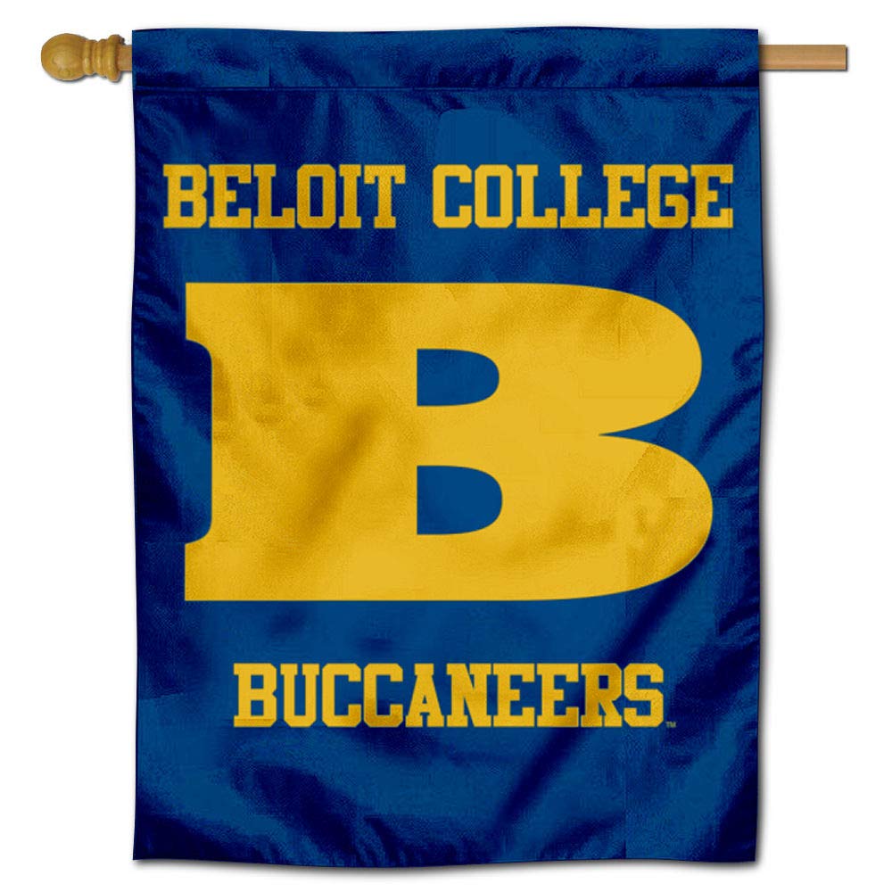 Beloit College Bucs Double Sided House Flag - Durable College Team Spirit Banner for Football Tailgating, Game Day Decor & Outdoor Campus Pride