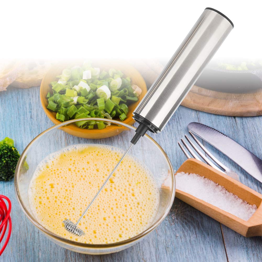 Rechargeable USB Electric Milk Frother - Handheld Whisk for Coffee, Tea, Eggs & Drinks | Perfect for Lattes, Cappuccinos & Baking at Home or Office