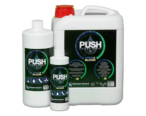 Veg + Bloom Push 5L Hydroponic Nutrient Solution - Premium Plant Food for Indoor & Outdoor Gardening, Hydroponics, and Soil Cultivation | Ideal for Vegetables, Flowers, and Herbs