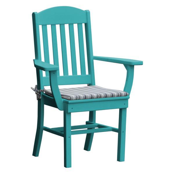 Classic Wooden Dining Chairs with Arms - Sturdy & Comfortable for Kitchen, Dining Room & Office Use