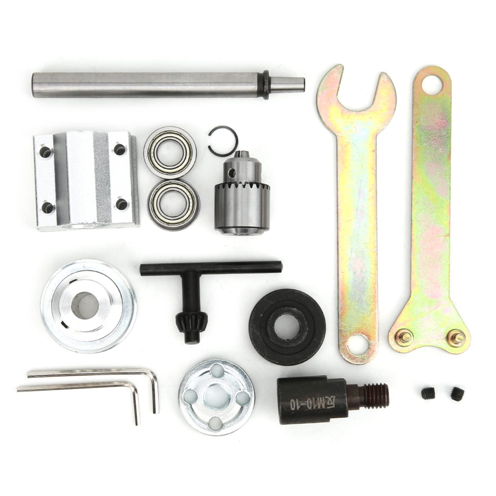 High Precision Drill Spindle Assembly - DIY Table Drill Accessory for Drill Press, Table Grinder & Table Saw | Perfect for Woodworking, Metalworking & Craft Projects