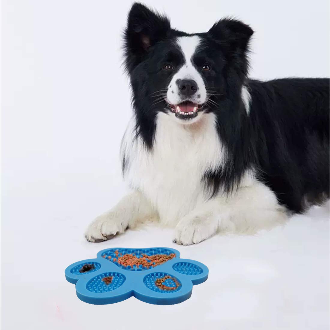 Dog Lick Pad with Strong Suction - Slow Feeder Mat for Peanut Butter, Bathing & Grooming | Pet Training Aid & Anxiety Relief for Dogs | Non-Slip Dog Washing Distraction Tool (Red) - Perfect for Bath Time, Mealtime & Stress Relief