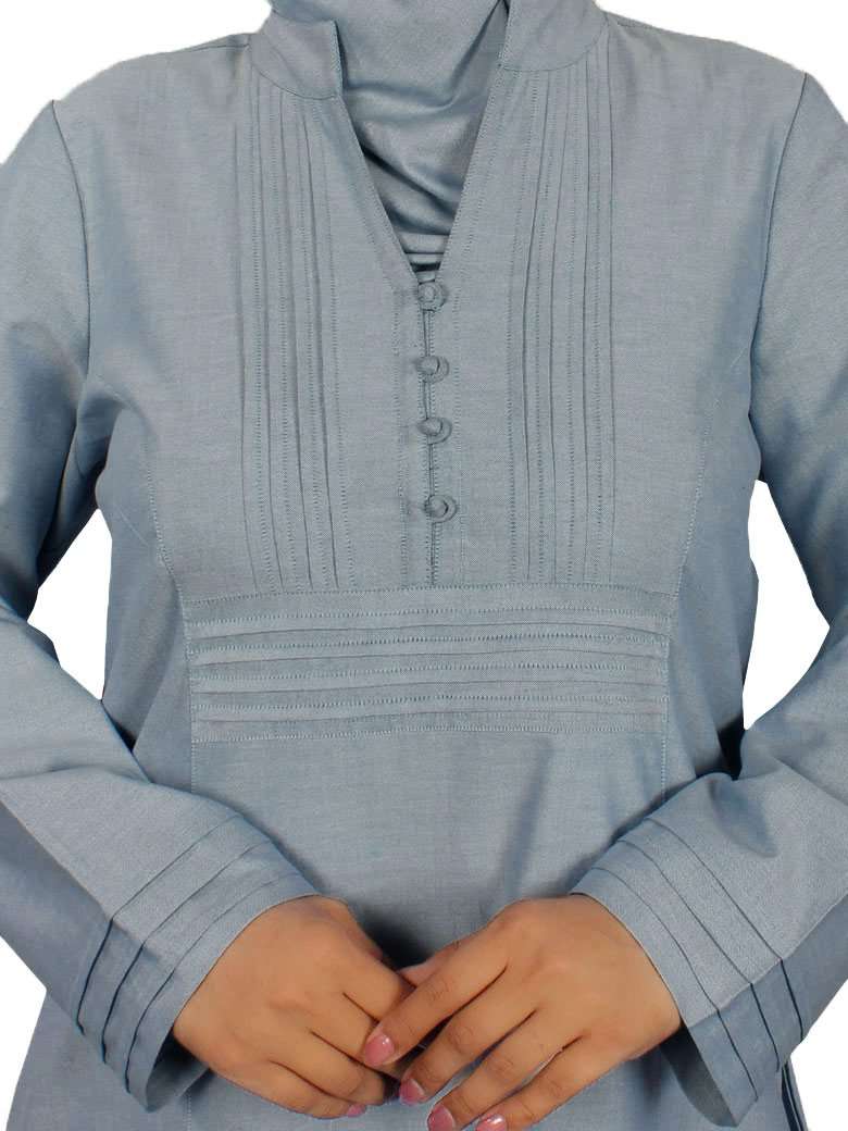 Elegant Zarqa Abaya - Modest Islamic Dress for Women - Perfect for Prayer, Eid, and Special Occasions