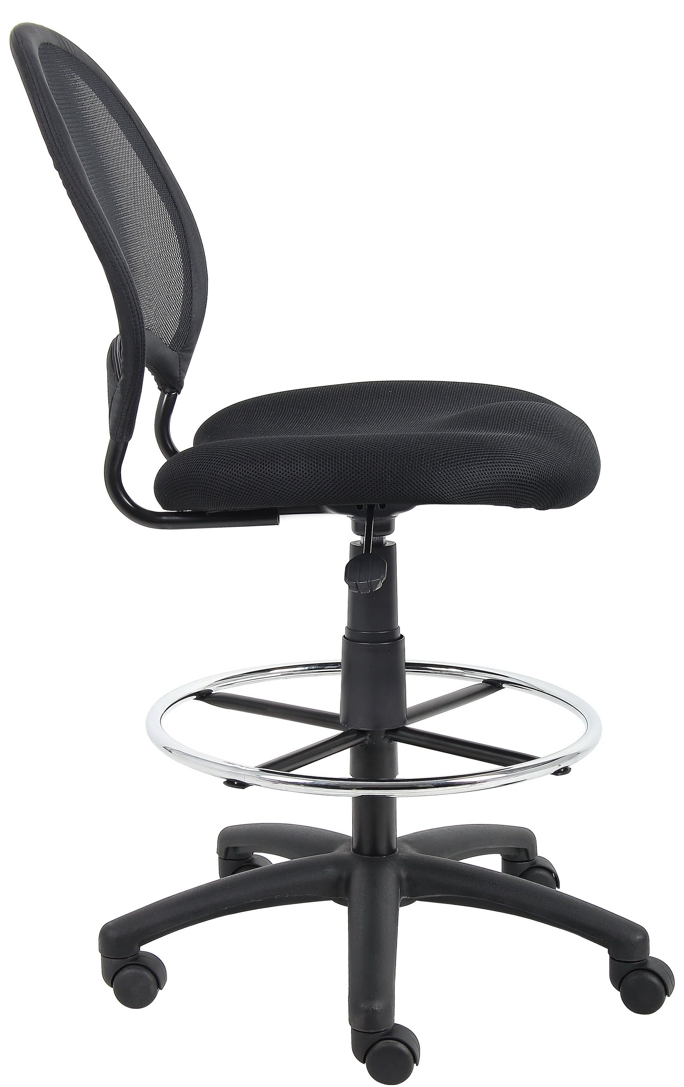 Boss Mesh Back Drafting Stool [B16215] - Ergonomic Office Chair for Architects, Artists & Designers - Perfect for Drafting Tables, Studios & Home Offices