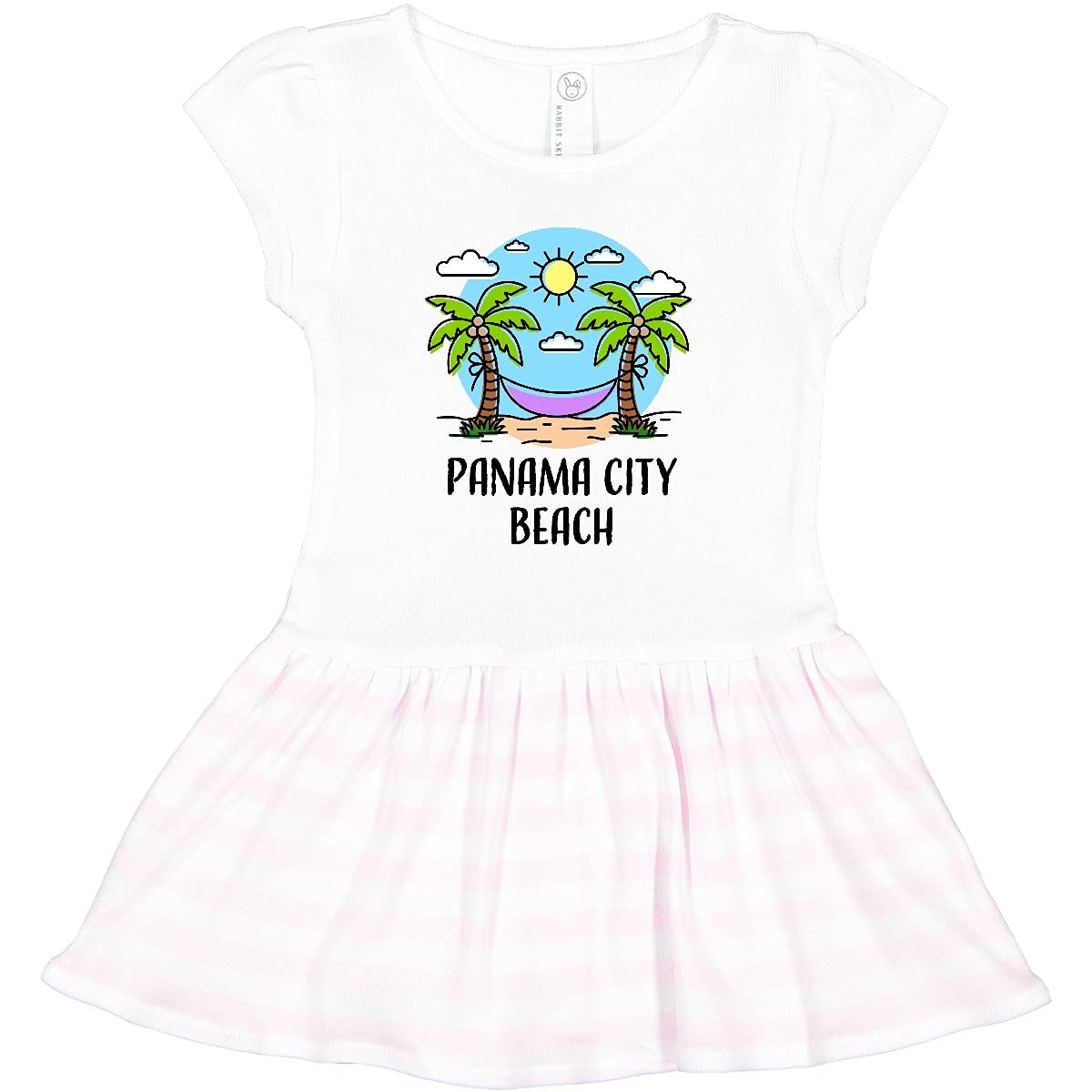 Inktastic Summer Vacation in Panama City Beach Toddler Dress - Cute Girls' Outfit for Beach Trips, Family Vacations & Summer Playdates
