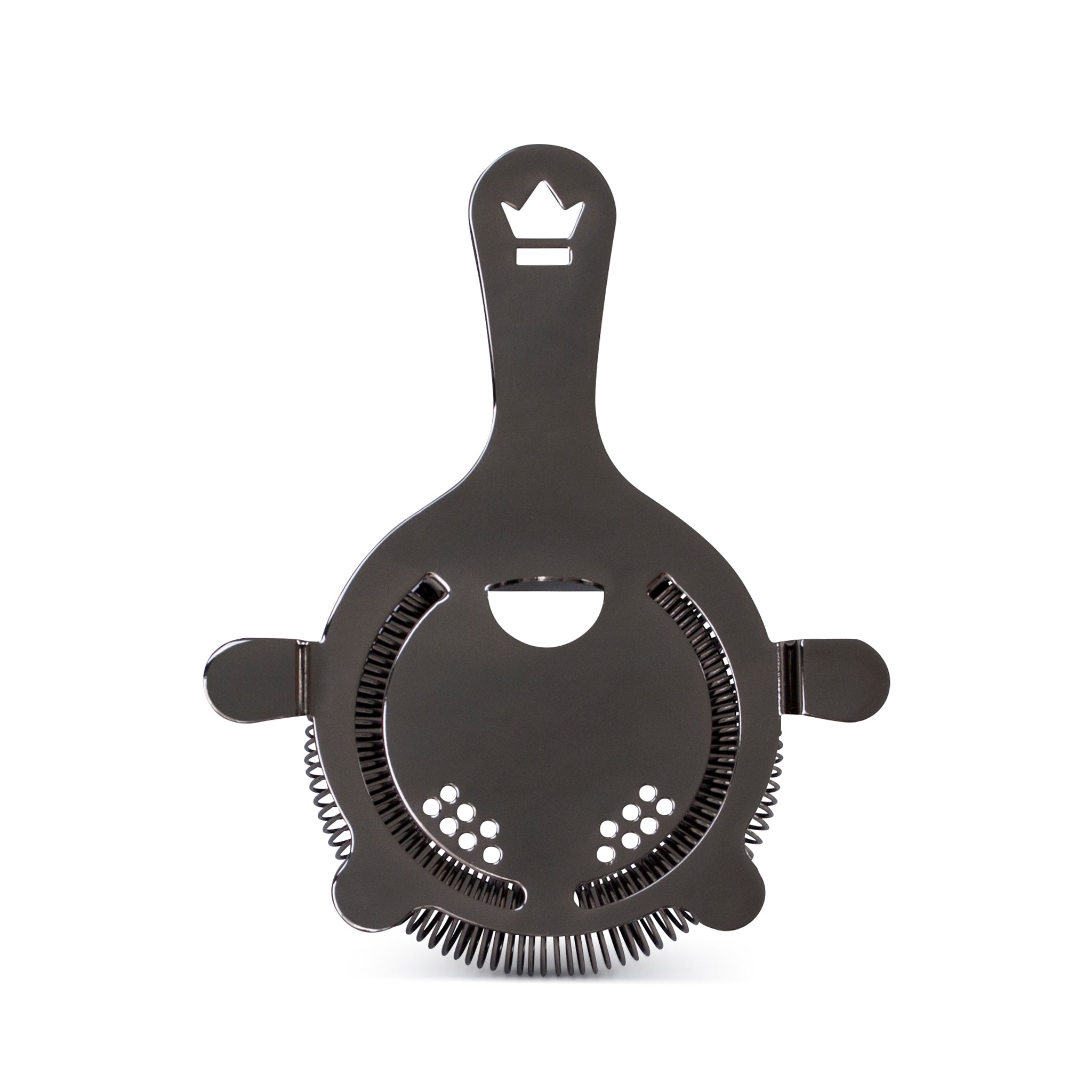 **BUSWELL® 4-Prong Cocktail Strainer - Gunmetal Black | Premium Bar Tool for Mixing, Filtering, and Serving Cocktails | Perfect for Home Bars, Bartenders & Cocktail Enthusiasts**