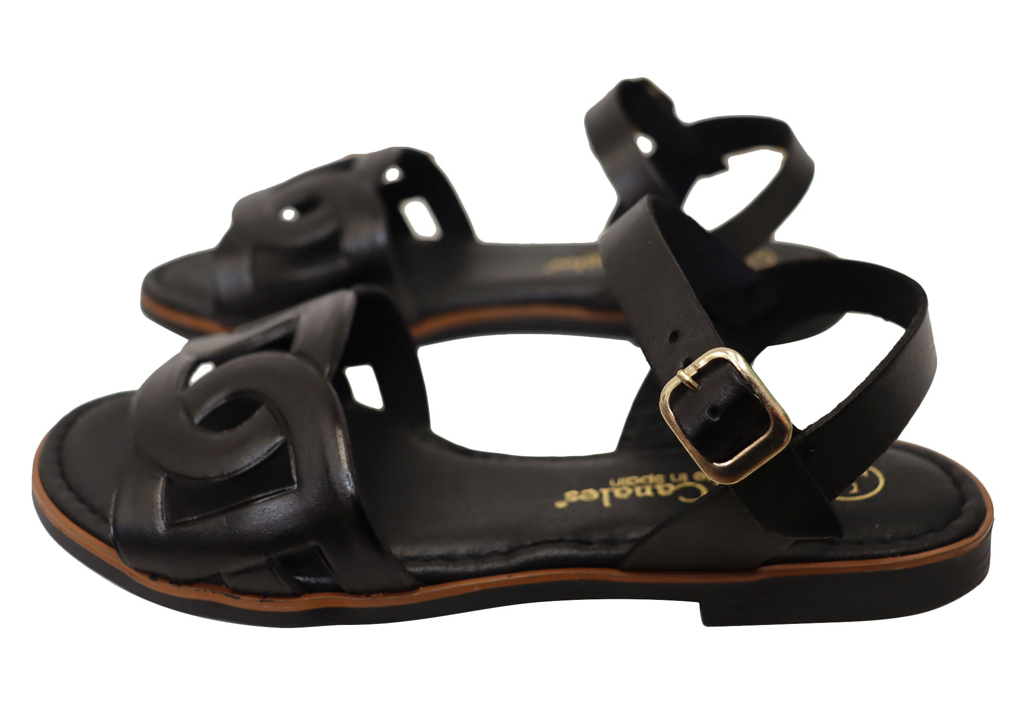 Lola Canales Corin Women's Comfortable Leather Sandals - Handmade in Spain - Perfect for Summer, Beach, and Casual Outings