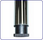 34¼ Inch Glossy Black Prism Table Legs - Set of 4 for Modern Dining Tables, Kitchen Islands & DIY Furniture Projects