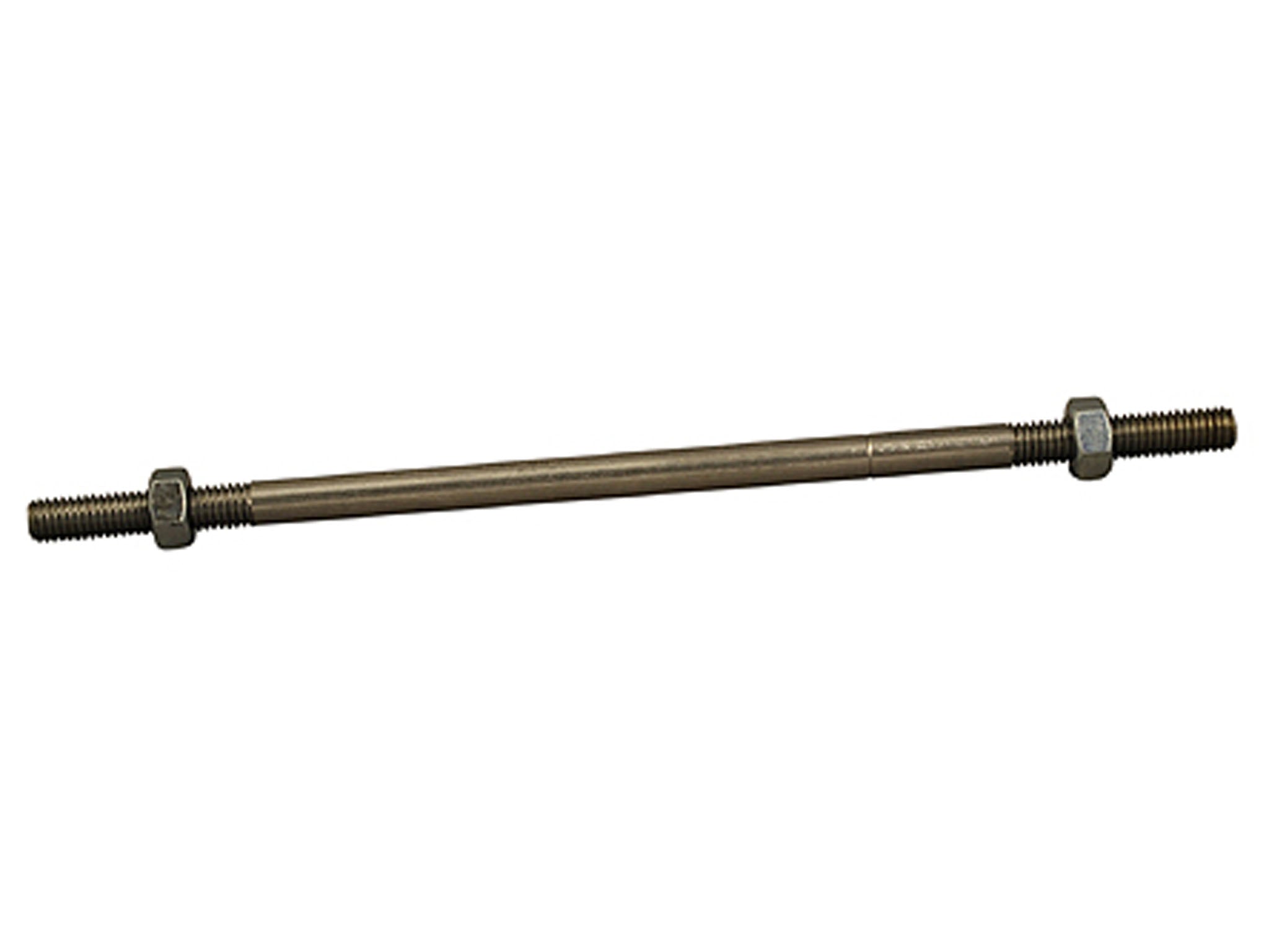 07 0625 Shift Rod 6.25 Inch Stainless Steel Male Threaded Shaft with Free Flow Nuts - Perfect for Automotive, Marine, and Industrial Applications