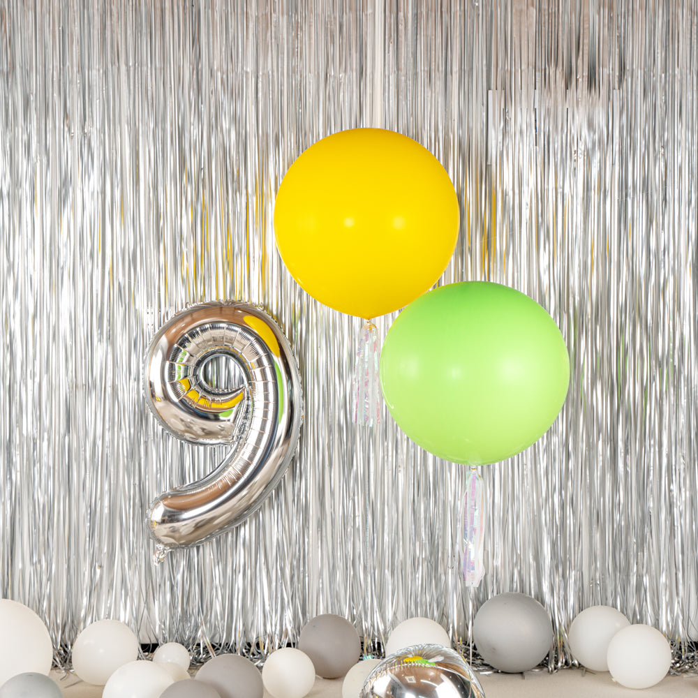 Eco-Friendly Green Latex Balloons - 36 Inch, 10-Pack for Party Decorations, Birthday Celebrations & Events