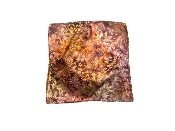 Floral Fabric Microwave Bowl Cozy - Heat-Resistant & Stylish Bowl Cover for Safe Food Warming - Perfect for Soup, Oatmeal & Leftovers