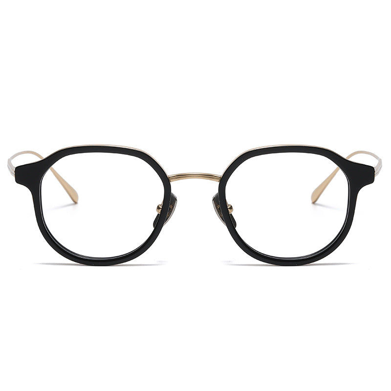 Stylish Titanium Geometric Eyeglass Frames - Lightweight & Durable TANGO Collection for Men & Women | Perfect for Office, Reading & Fashion Accessories