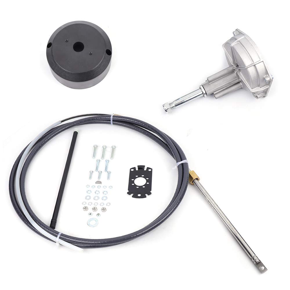 SS13712 Rotary Steering System - Marine Safe T12 Quick Connect Boat Steering for Smooth & Precise Control - Ideal for Fishing, Cruising & Water Sports